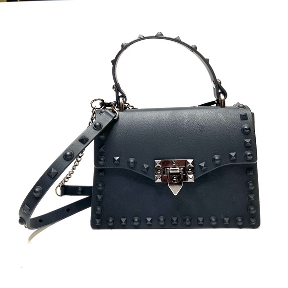 Handbags - Jelly Rock Studded Top Handle Crossbody Bag